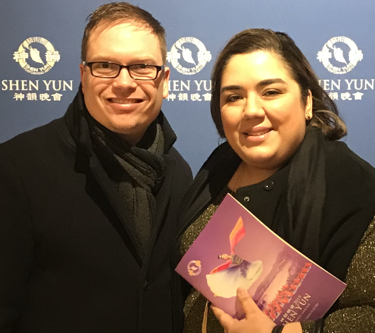 David and Andrea at Shen Yun