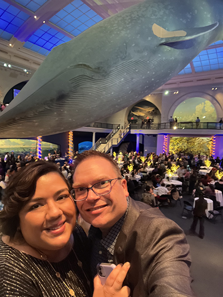 David and Andrea at AMNH